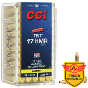 Munição CCI TNT Cal.17HMR 17Gr C/50UN